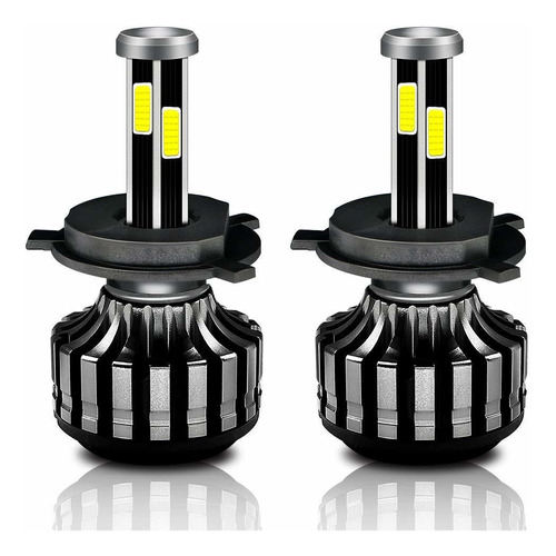 H4 Kit De Bombillas Led Faros Delanteros Hb2 9003 50w 6...