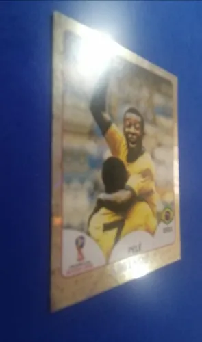 Stiker Panini Del Rey Pele Original (Usado)
