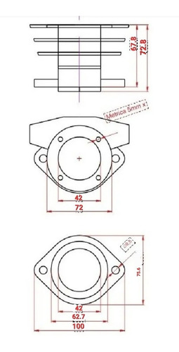Kit Cilindro Completo Compresor 2hp 24lts 25lts Niwa