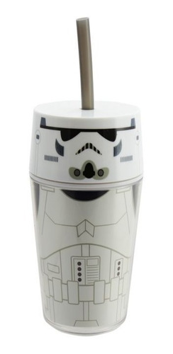 Vaso Con Popote Stormtrooper