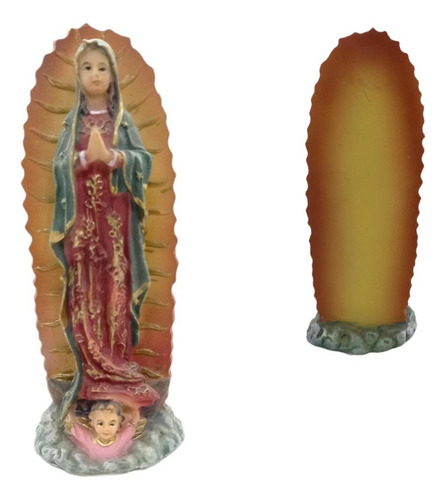 Imagen Guadalupe De México - 10cm Poliresina Italia Estatua