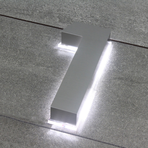 Números 3d Con Luz Led - 18cm  Números Residenciales