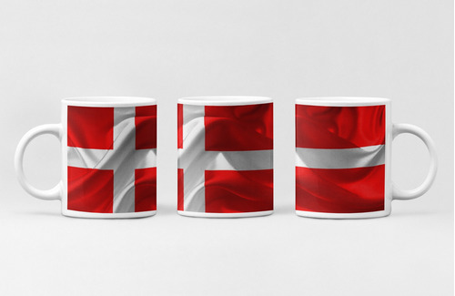Caneca Bandeira Da Dinamarca