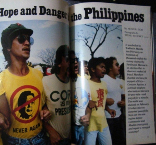 Revista National Geographic Gran Mapa Filipinas Ingles 1986 (Usado)