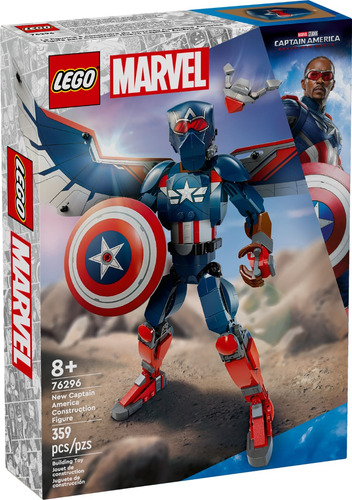 Lego Marvel Figura De Construir: Capitán América 76296