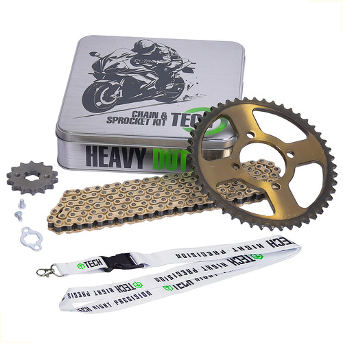 Kit Transmision Yamaha Dt 125 48/14 Cadena Reforzada