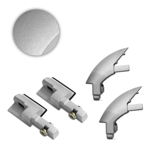 Imagem 4 de 5 de Kit Cantoneira Oval Strada Cs Ff132 Capota Flash Cover