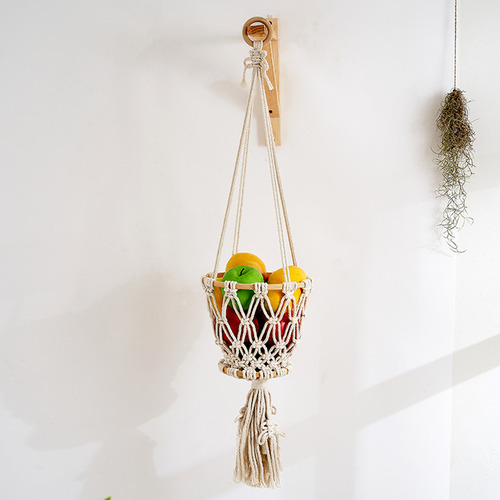 Colgador De Macramé Hecho A Mano Para Plantas Y Macetas