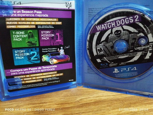Imagen 3 de 3 de Watch Dogs 2 Ps4 Físico
