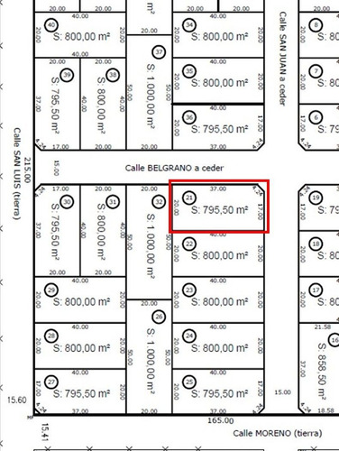 Imagen 3 de 3 de Lote 21 Villa Chica