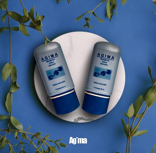 Shampoo Cinza Escuro 80ml Agima