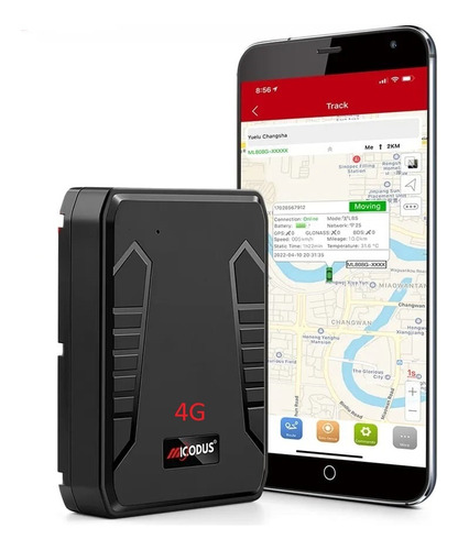 Rastreador 4g Longa Bateria Micodus Rastreon Gps + Chip M2m