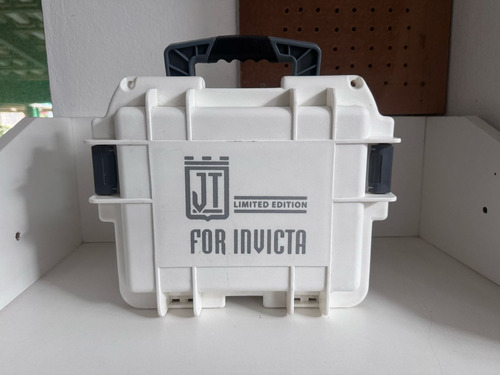 Estojo Invicta Branco Relógio Caixa Maleta Branco (Usado)