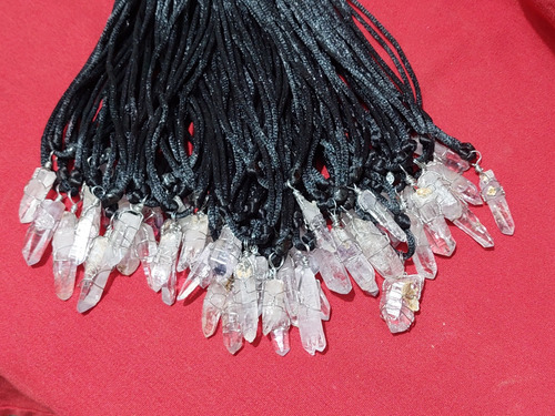 50 Collares De Cuarzos Piedra Natural Amatista