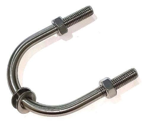 Jgo De 10pzs Abrazadera Tipo U Inox 304 De 1 1/2pg