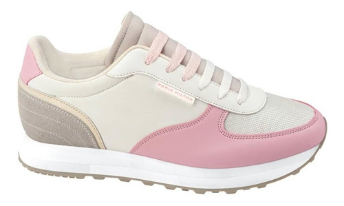 Tenis De Dama Casual Paris Hilton 5902 Color Blanco/ Rosa