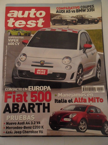 Revista Auto Test Fiat 500