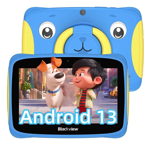 Tablet Blackview Tab 3 Kids 7´ 2+2gb 32gb Wifi Bt Android 13 Color Azul