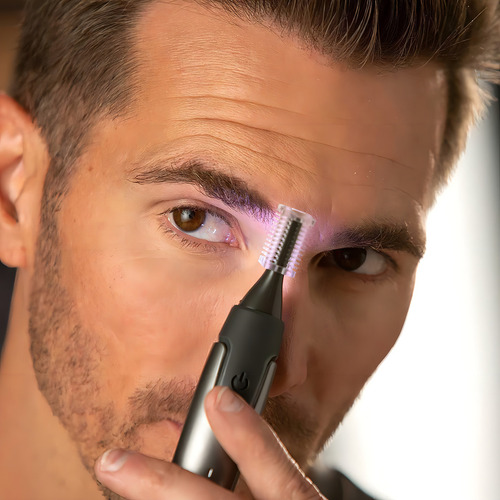 Cortadora de pelo iluminada Micro Touch Titanium, máx., 1 color negro