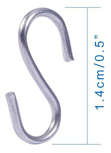 2 X 150 Piezas 14mm S Forma Gancho Cierre Conector Joyería