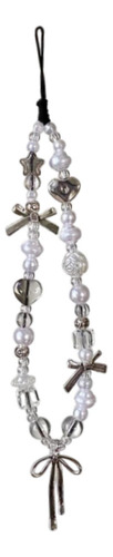 2 Pulsera Con Cuentas Y Nudo De Lazo Para Teléfono, Correa