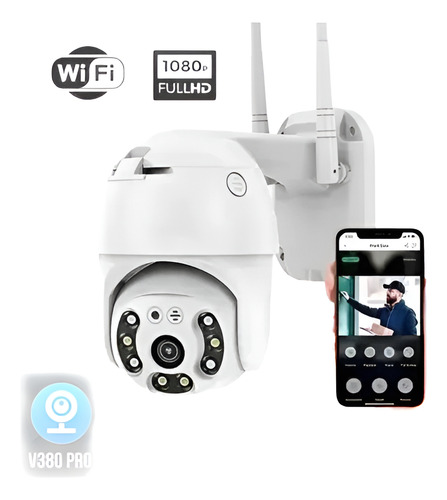Camara De Seguridad Domo Exterior V380 C6s2x-l Blanco Blanco