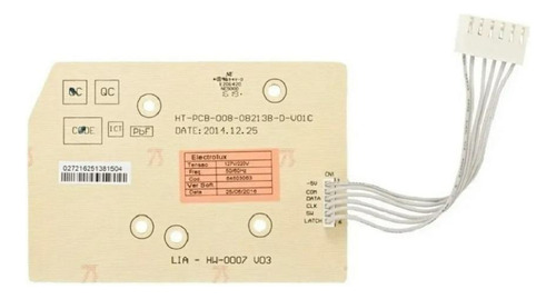 Placa Interface Lavadora Electrolux Lac09 - 64503063