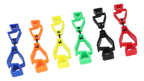 Glove Grabber Clip, 6 Unidades, Clips De Soporte Multifuncio