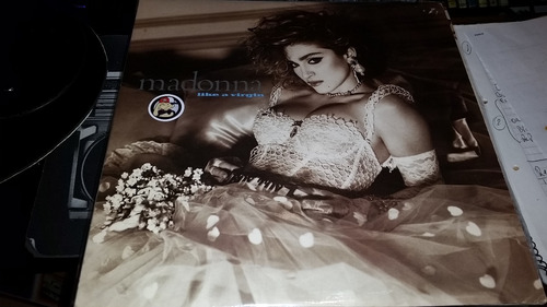 Madonna Like A Virgin Lp Vinilo Translucido Specialty Press