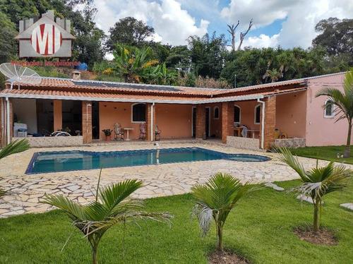 Chácara Maravilhosa Com 03 Dormitórios, Piscina, Espaço Gourmet, Pomar, Lago, À Venda, 4500 M² Por R$ 530.000 - Zona Rural - Pinhalzinho/sp - Ch0919