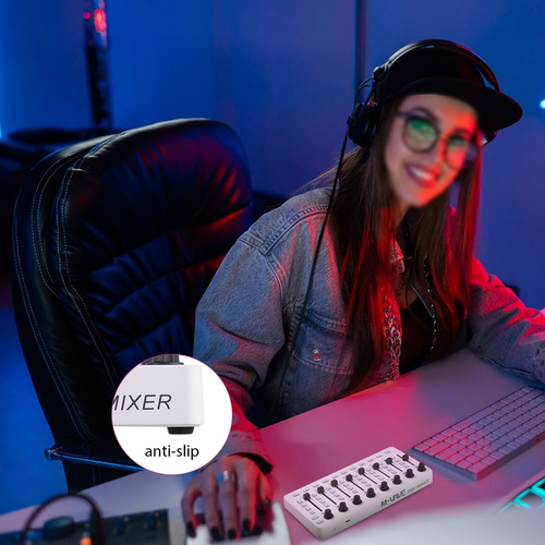 Mezclador Midi, Consola De Mezclas Con Control, 43 Botones,
