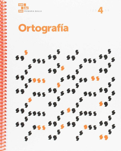 Ortografãâa 4 Primaria Baula, De Duque Hernández, María. Editorial Baula, Tapa Blanda En Español