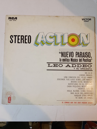 Vinilo 5628 - Nuevo Paraiso La Exotica Musica Del Pacifico