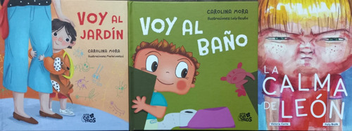 3 Libros - Voy Al Baño + Al Jardín + Calma Leon - Ateneo