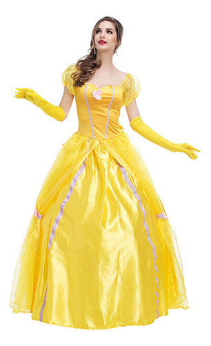 Disfraz De Princesa Bella Para Adulto Para La Bella Y La Bes