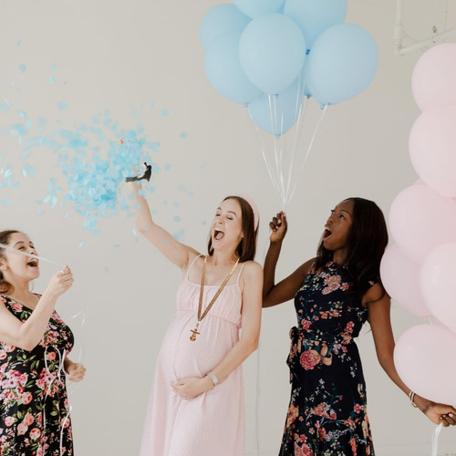 36 Piezas Es Una Niña Baby Shower Chupetiers Collar Acrílico