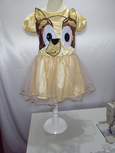 Disfraz Bluey Vestido Niña Bingo 6