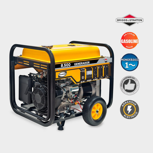 Generador Eléctrico Evans 8500w Avr B&s 13.5hp 120v/240v Aep