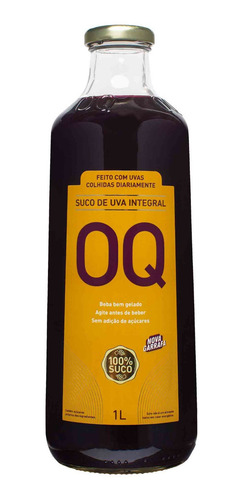 Imagem 4 de 4 de Suco De Uva Integral Oq Faz Bem 1 Litro (6x)