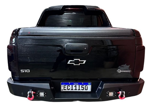 Kit Para-choques Em Aço Ferro + Peito De Aço S10 21/22