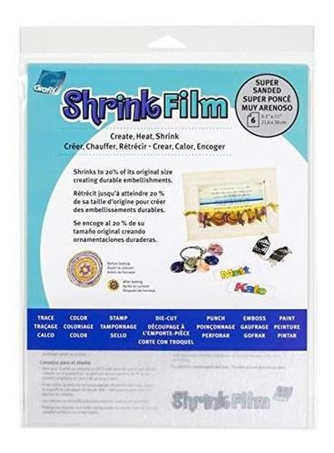 Adorno De Pelicula Retractil Lijada Grafix De 50 Hojas, 8-1