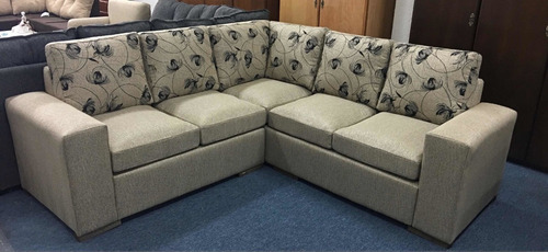 Juego De Living Esquinero Sillones - Composse Equipamientos