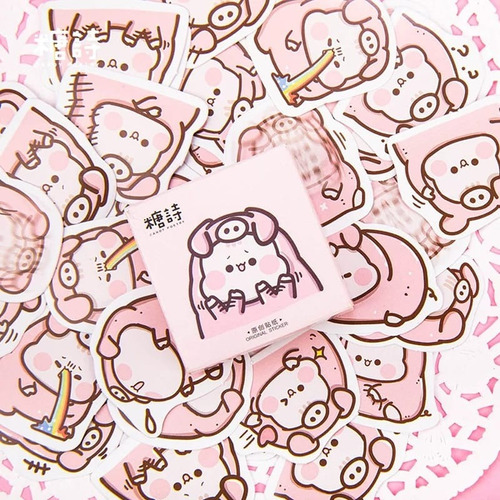 Pegatinas Gatito - Caja 45 Stickers