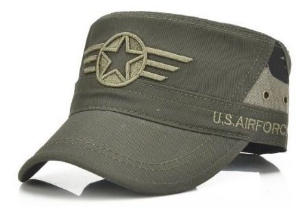 Gorro Carbonera Gorra Militar Modelo Airforce Verde