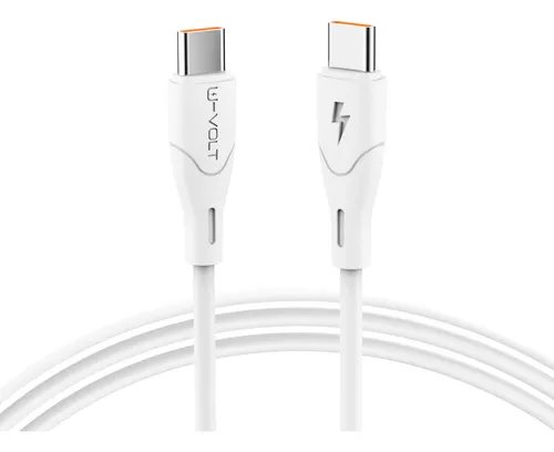 Cable Tipo C A Tipo C 2 Metros Carga Rápida 2.4a U-volt