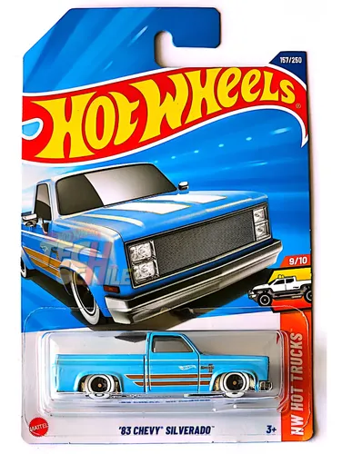 Chevrolet 83 Chevy Silverado Celeste Hot Wheels | Cuotas sin interés