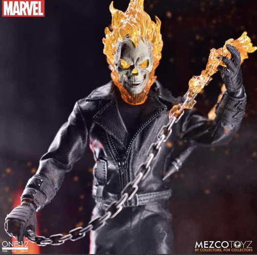 Ghost Rider Hell Cycle Set 1/12 Marvel Mezco Toys Original