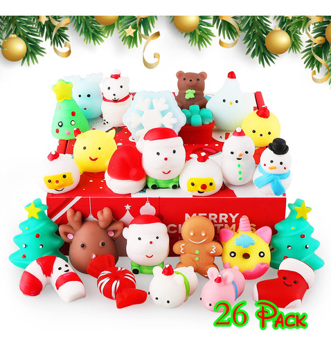 Squishies, Mochi Squishy Toys  Animales De Navidad Kawaii Ca