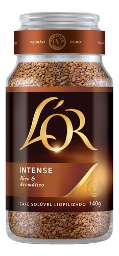 Café Solúvel Liofilizado Intense L'or Vidro 140g