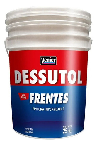  Pintura Impermeable Frentes Dessutol Venier X 25kgs